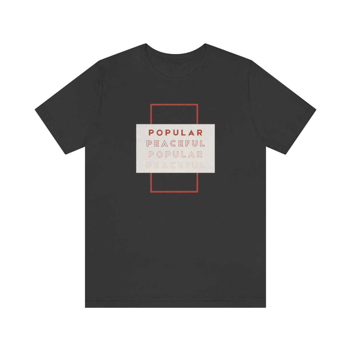 Popular/Peaceful Jersey Short Sleeve Tee