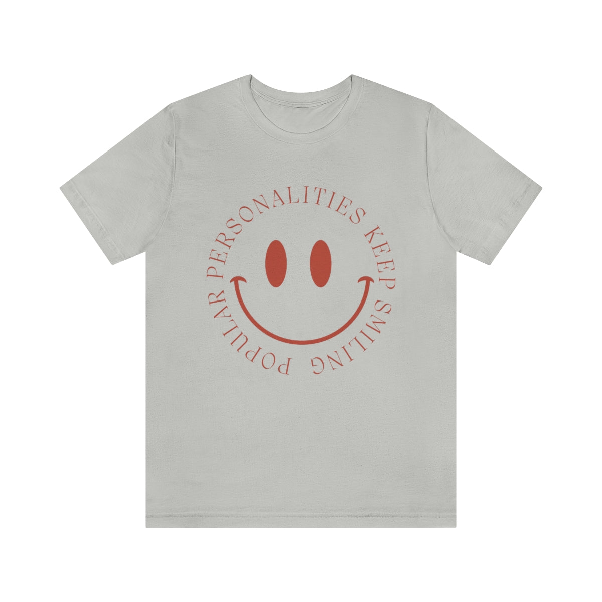 Keep Smiling Jersey Short Sleeve Tee