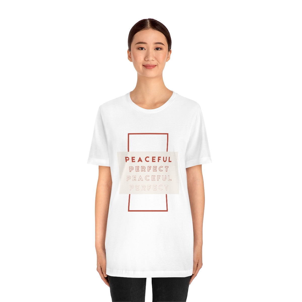 Peaceful/Perfect Jersey Short Sleeve Tee
