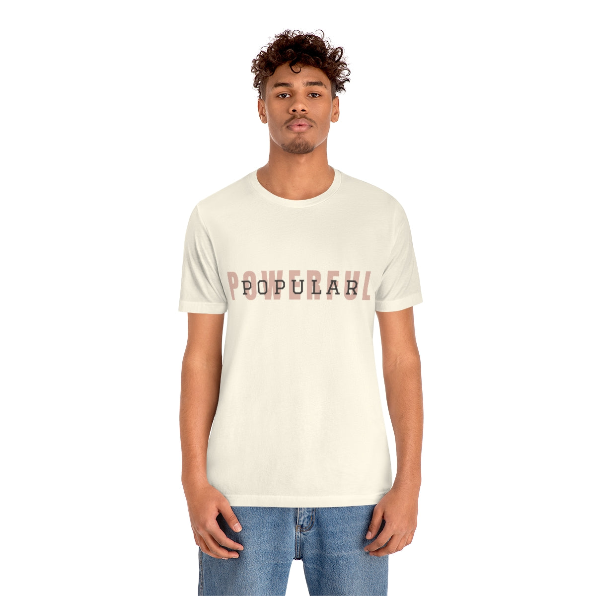 Powerful/Popular Logo Jersey Short Sleeve Tee