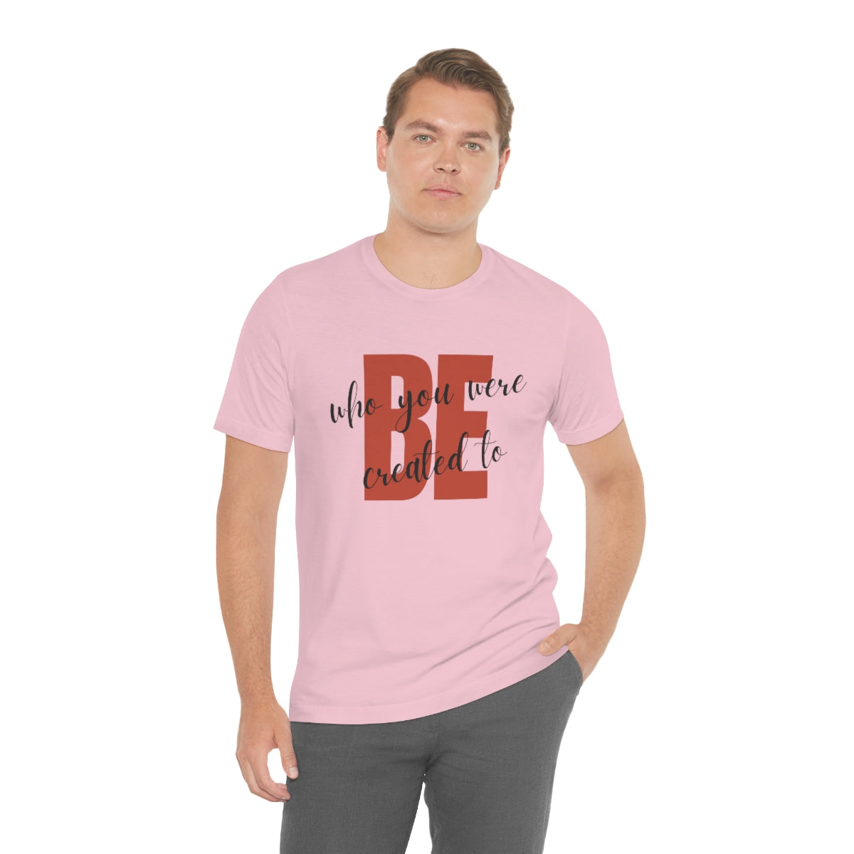 Be Who You Were Created To Be Jersey Short Sleeve Tee