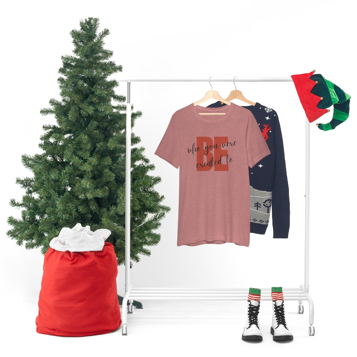 Be Who You Were Created To Be Jersey Short Sleeve Tee