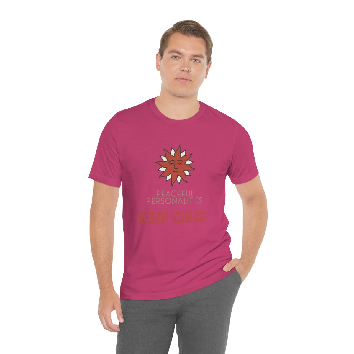 Keep Calm Jersey Short Sleeve Tee