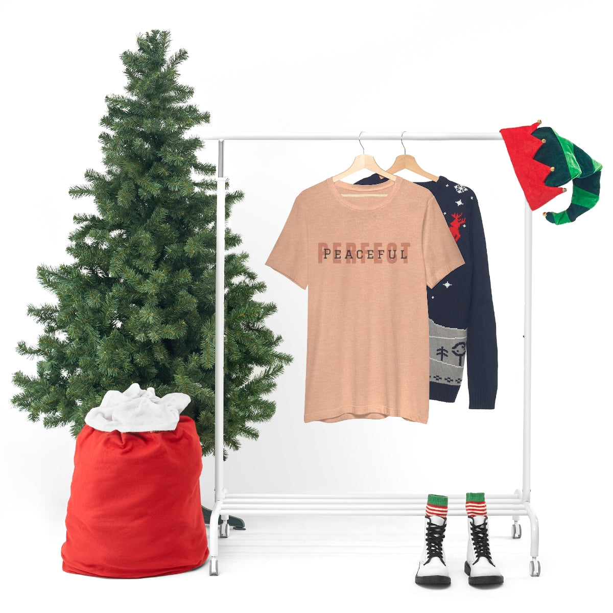 Perfect/Peaceful Logo Jersey Short Sleeve Tee