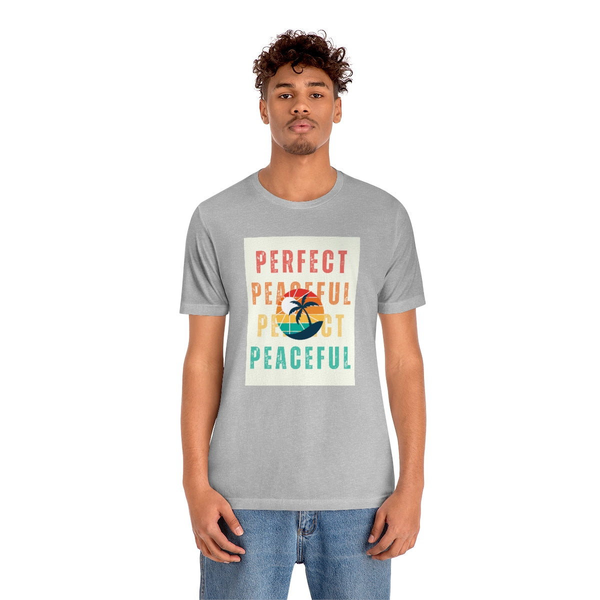 Perfect/Peaceful Unisex Jersey Short Sleeve Tee
