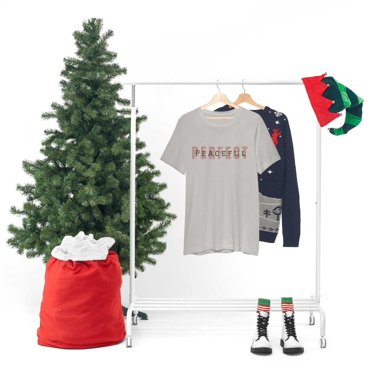 Perfect/Peaceful Logo Jersey Short Sleeve Tee