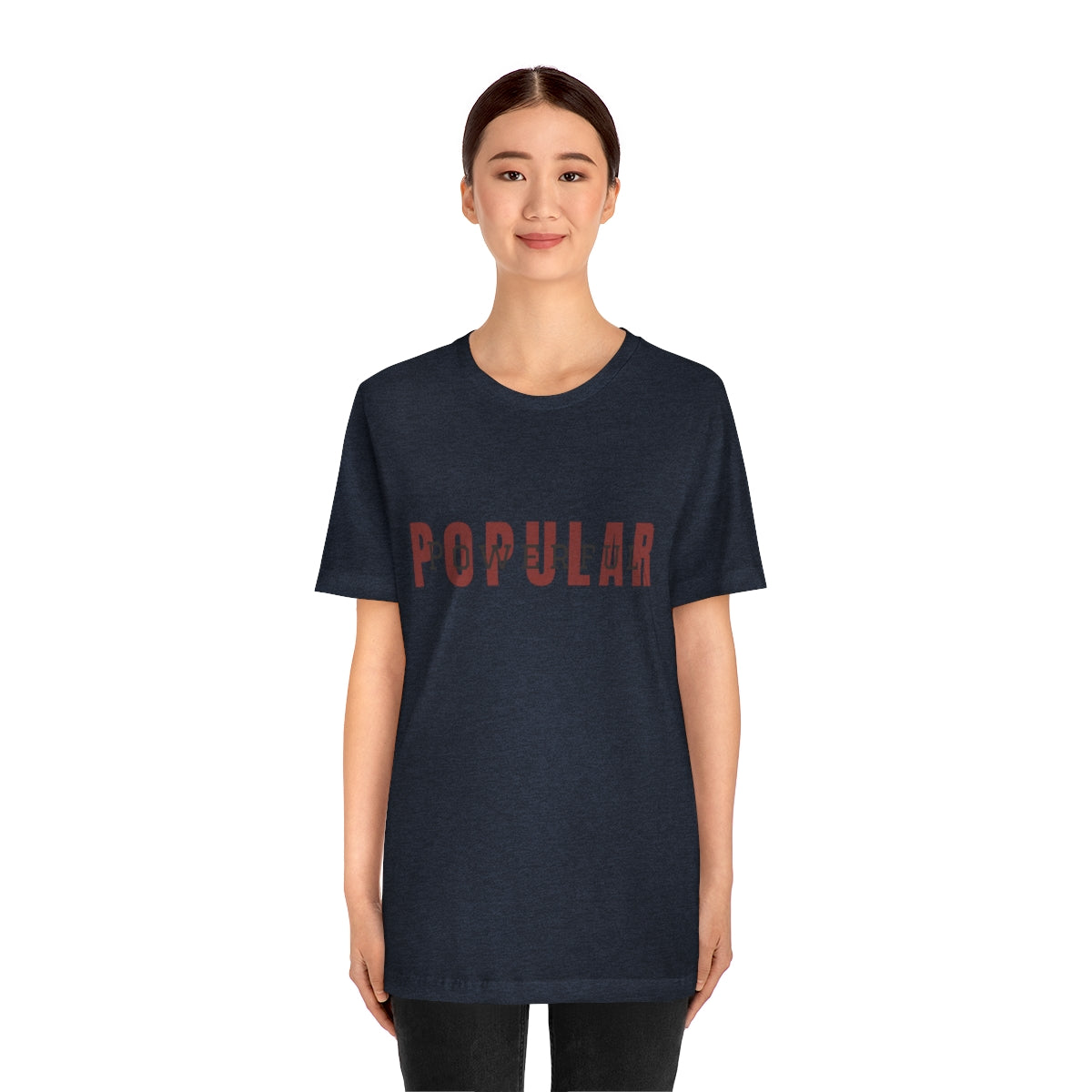 Popular/Powerful Logo Jersey Short Sleeve Tee