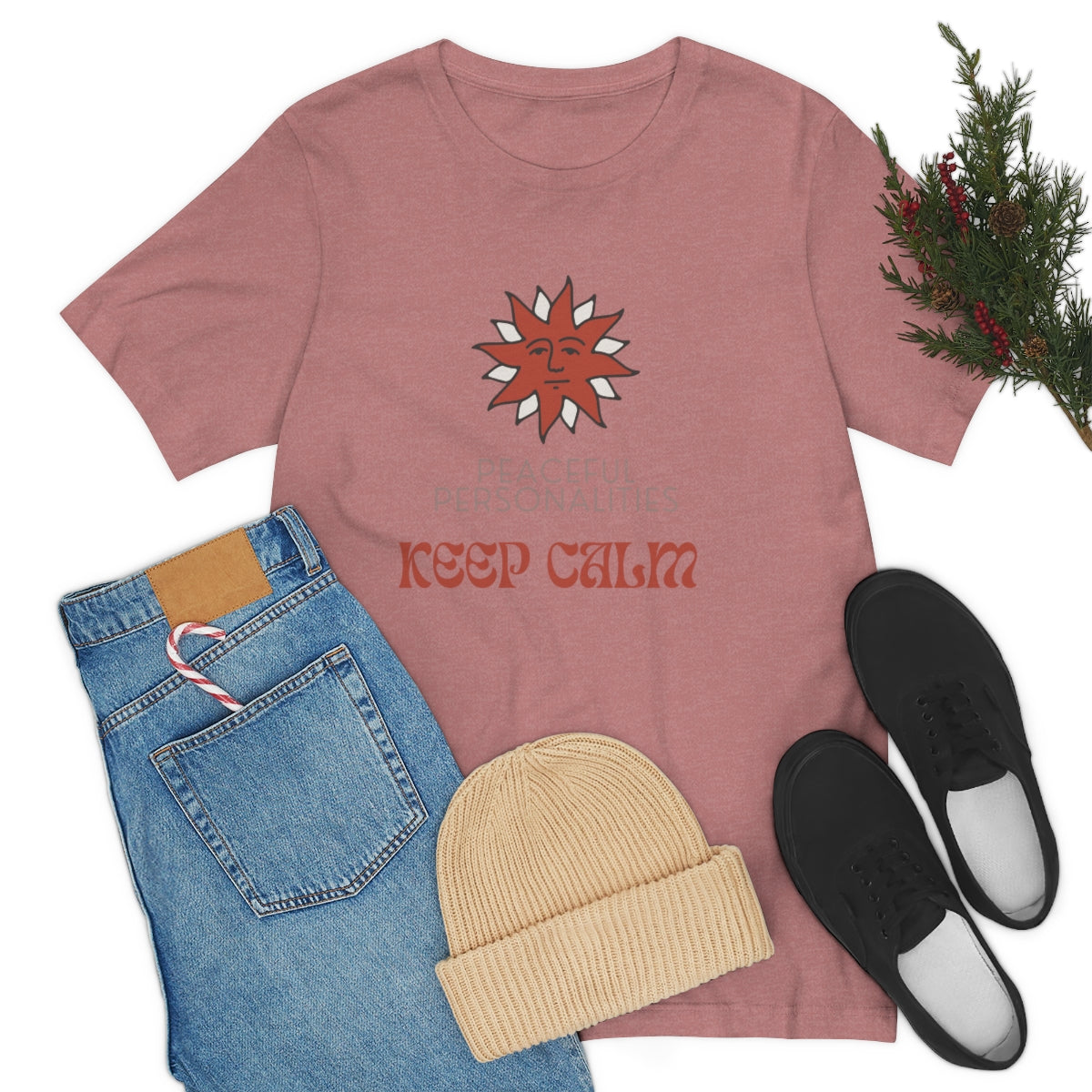 Keep Calm Jersey Short Sleeve Tee