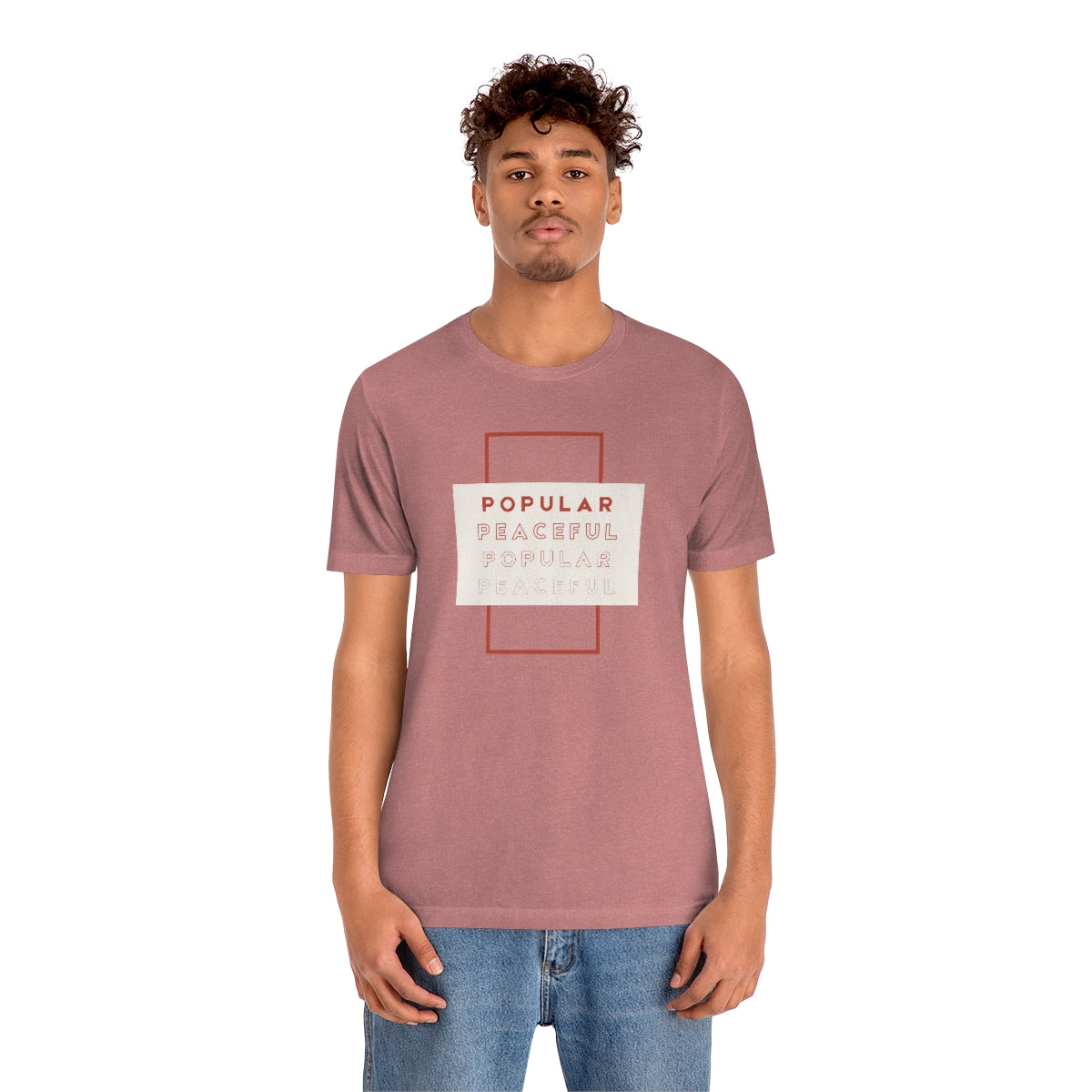 Popular/Peaceful Jersey Short Sleeve Tee