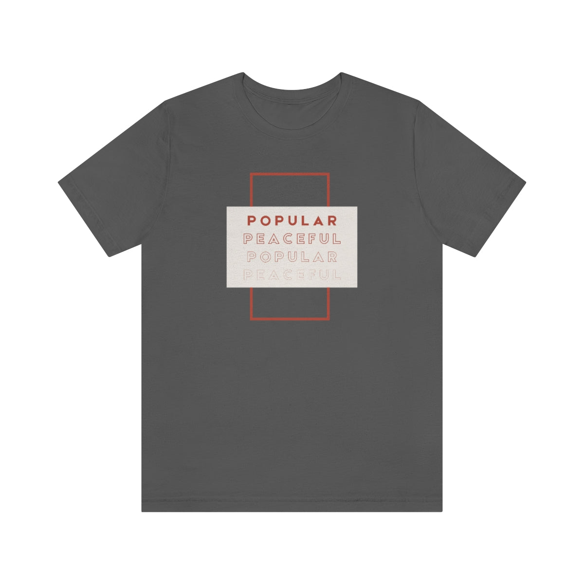Popular/Peaceful Jersey Short Sleeve Tee