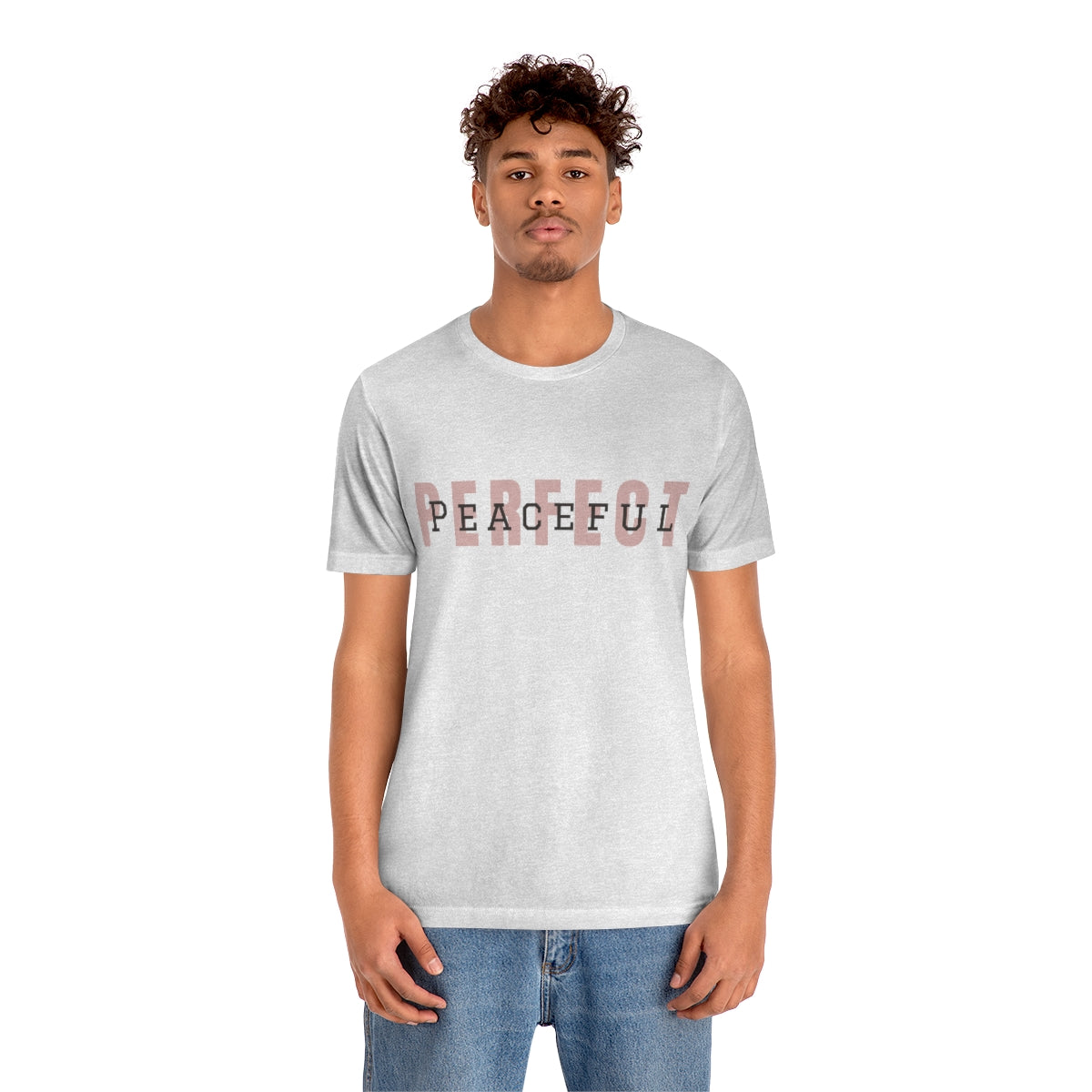 Perfect/Peaceful Logo Jersey Short Sleeve Tee
