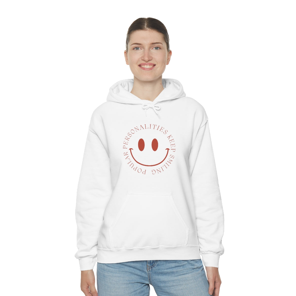 Keep Smiling Unisex Heavy Blend™ Hooded Sweatshirt