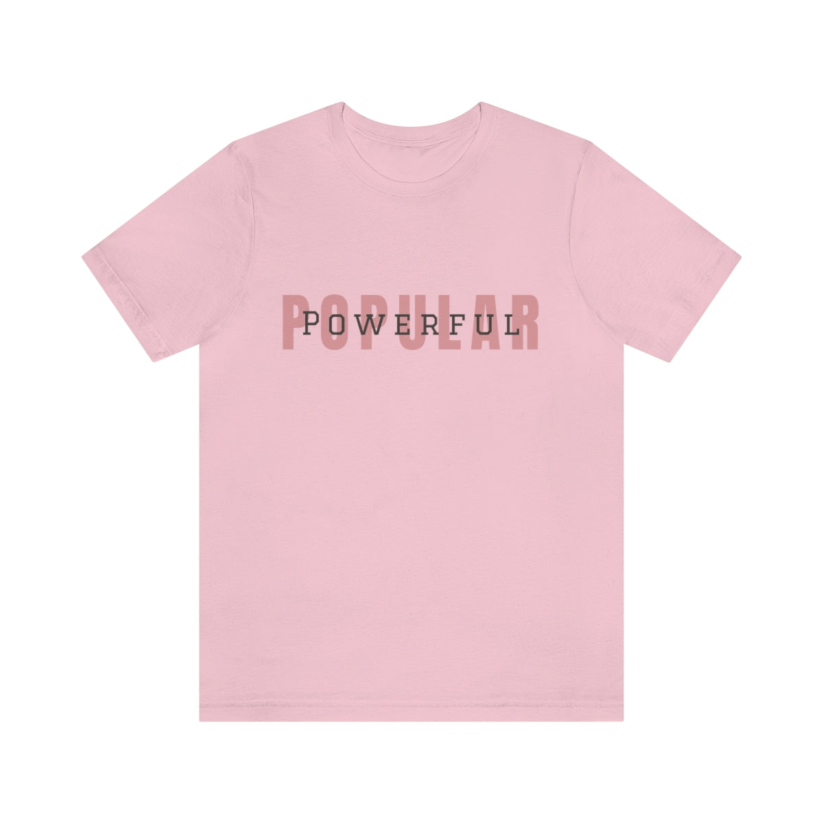 Popular/Powerful Logo Jersey Short Sleeve Tee