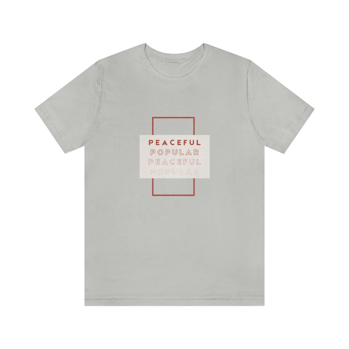 Peaceful/Popular Jersey Short Sleeve Tee