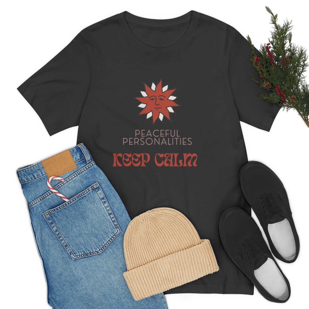 Keep Calm Jersey Short Sleeve Tee