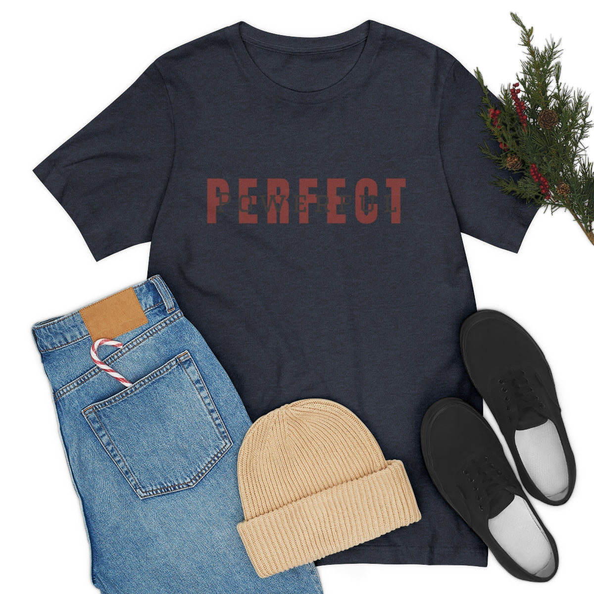 Perfect/Powerful Logo Jersey Short Sleeve Tee