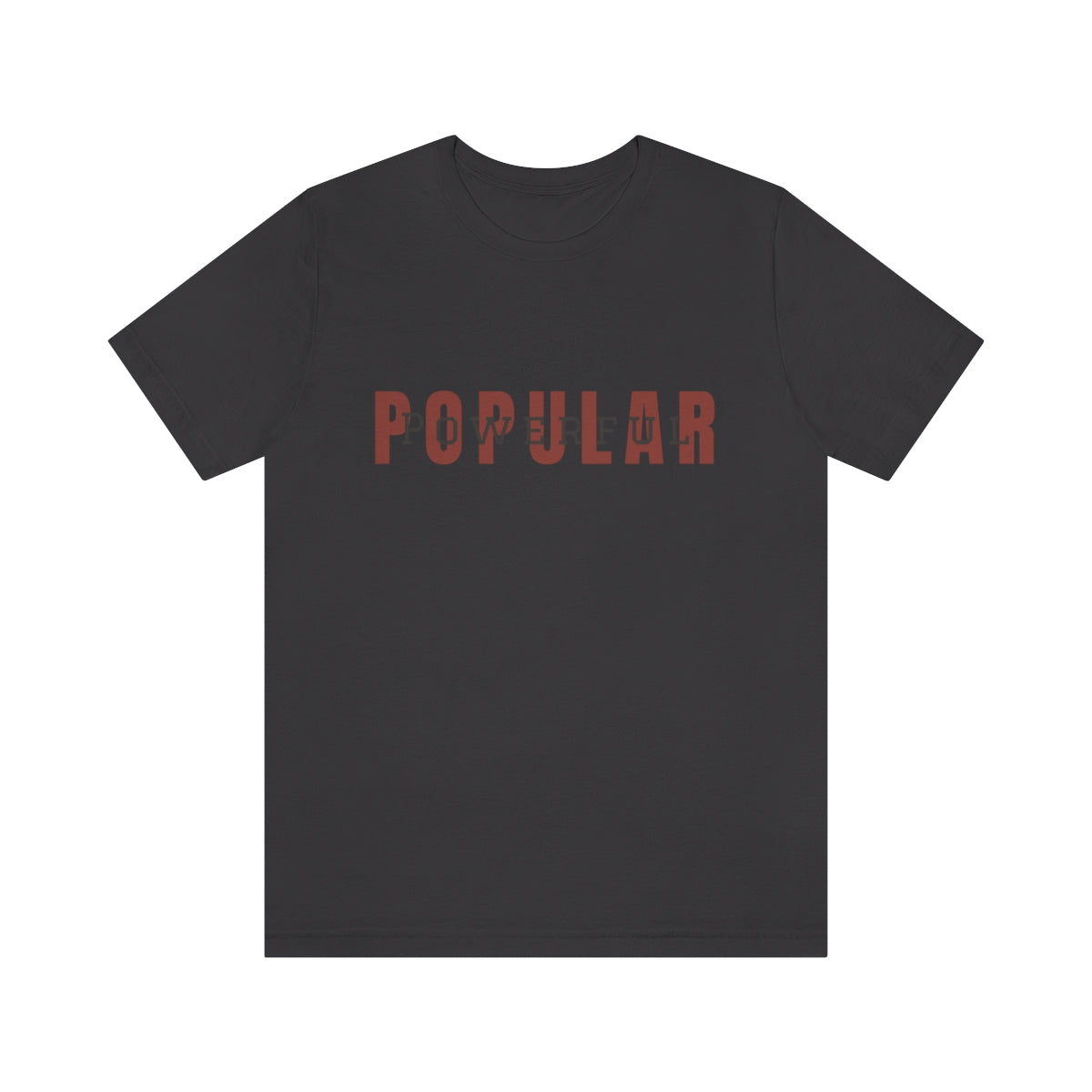 Popular/Powerful Logo Jersey Short Sleeve Tee