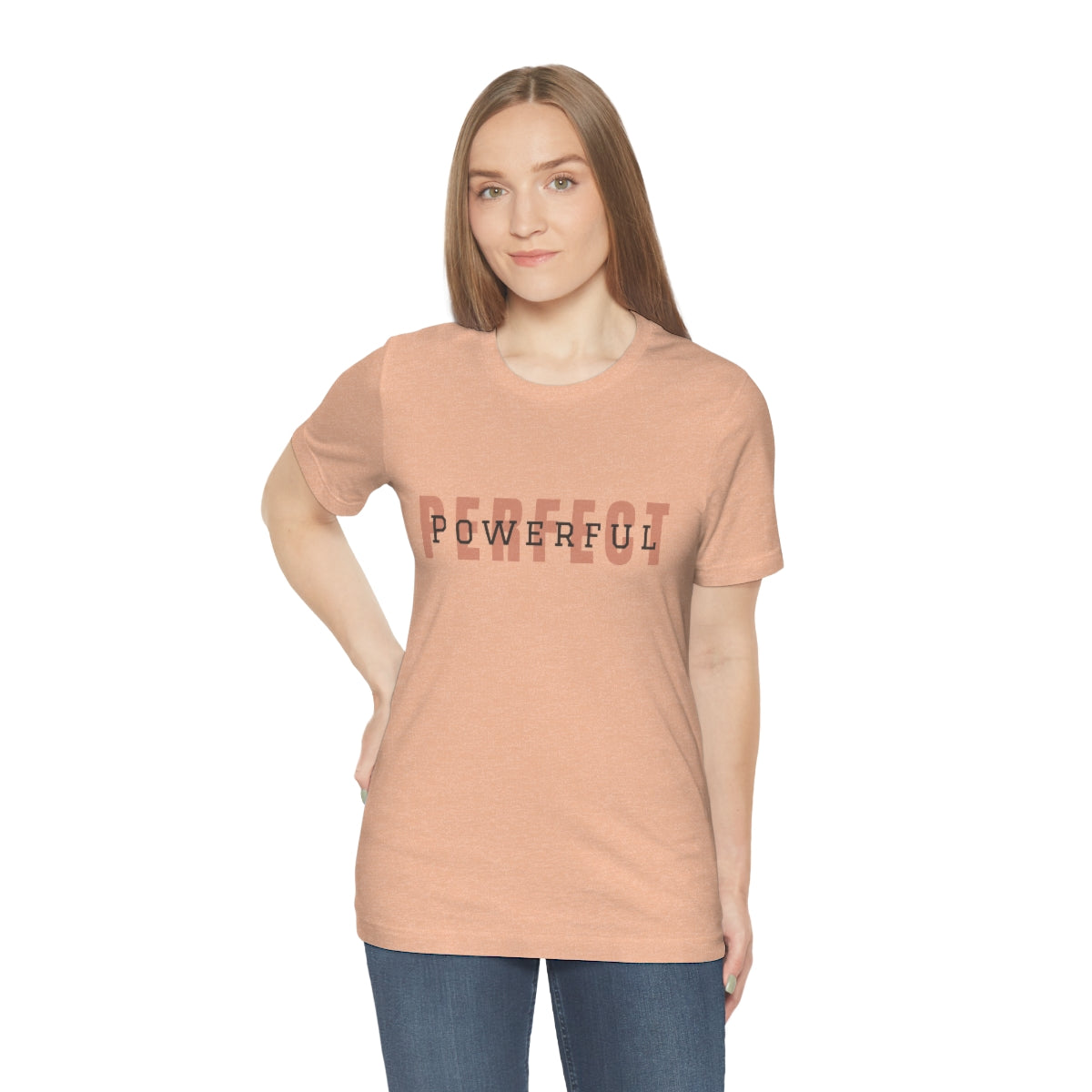 Perfect/Powerful Logo Jersey Short Sleeve Tee