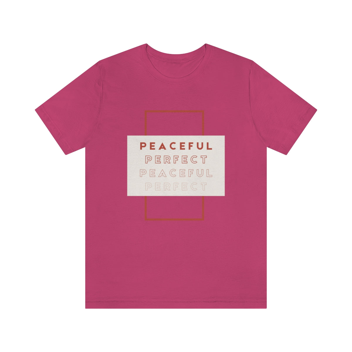Peaceful/Perfect Jersey Short Sleeve Tee