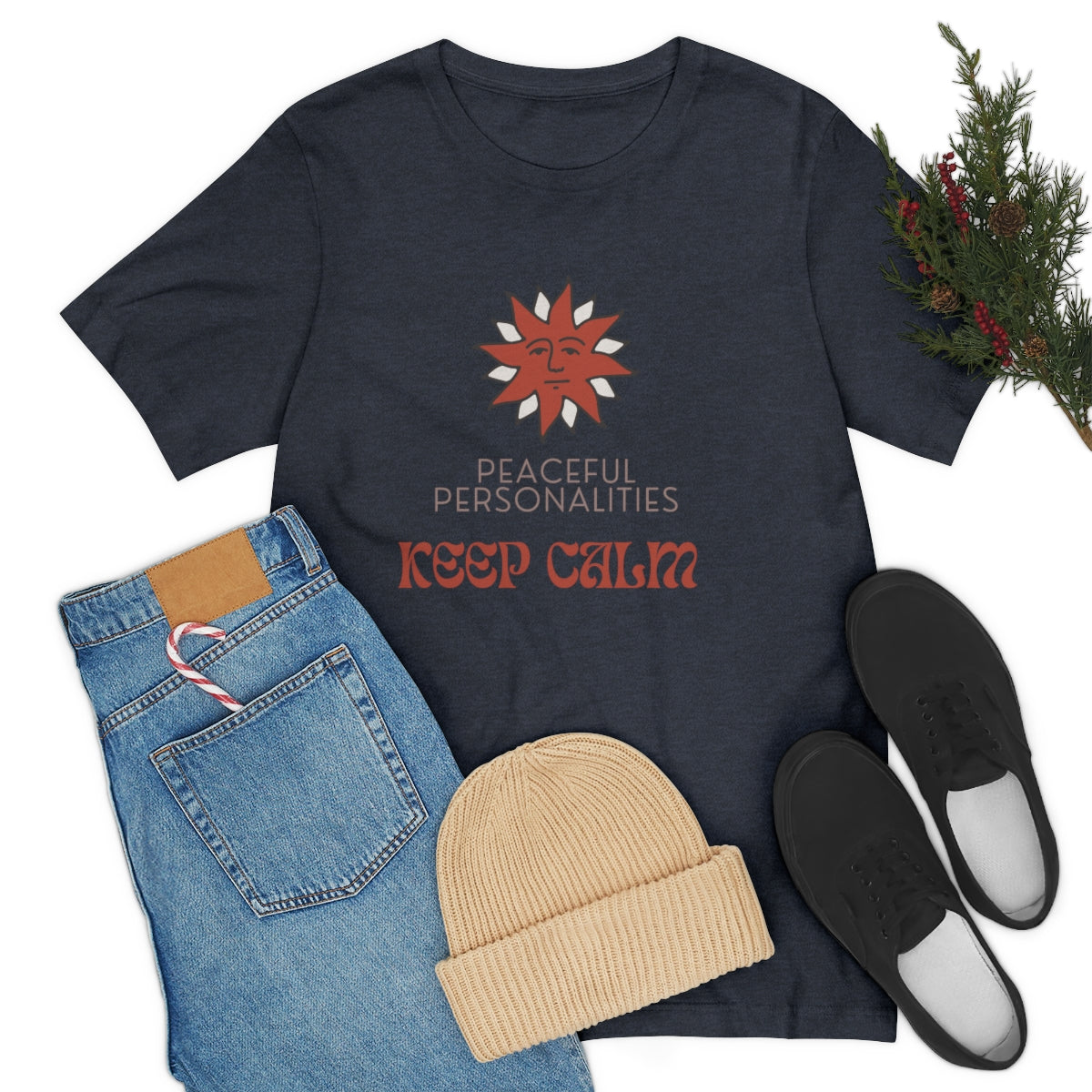 Keep Calm Jersey Short Sleeve Tee