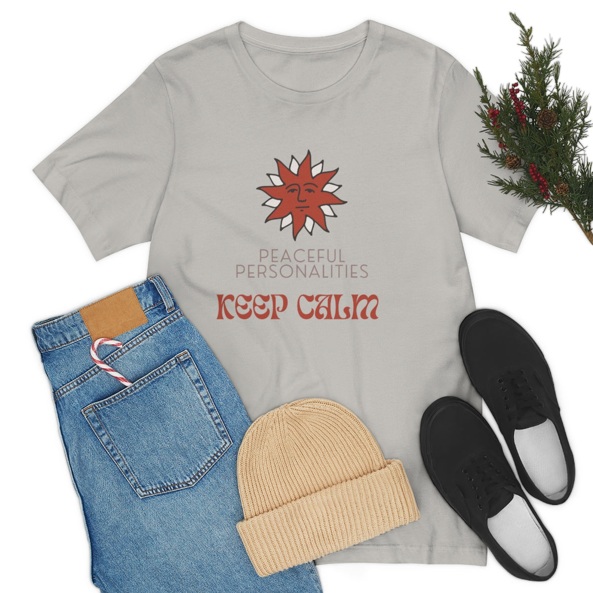 Keep Calm Jersey Short Sleeve Tee