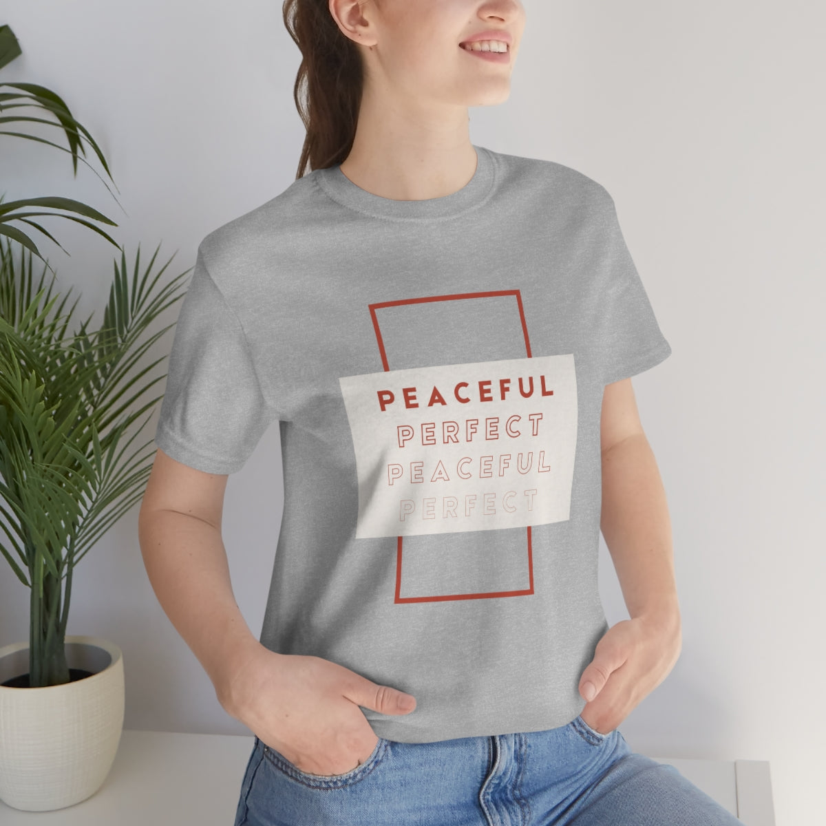Peaceful/Perfect Jersey Short Sleeve Tee