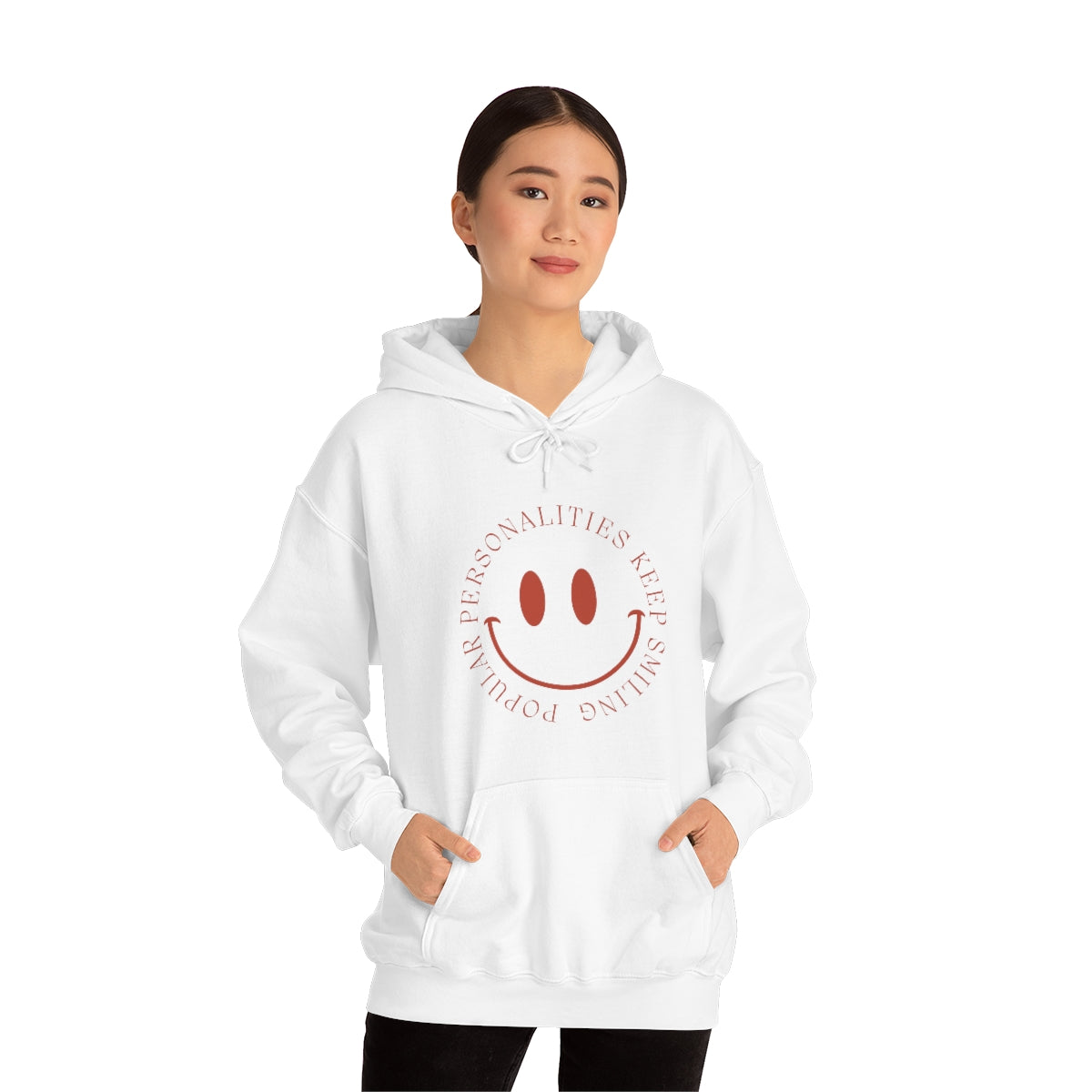 Keep Smiling Unisex Heavy Blend™ Hooded Sweatshirt