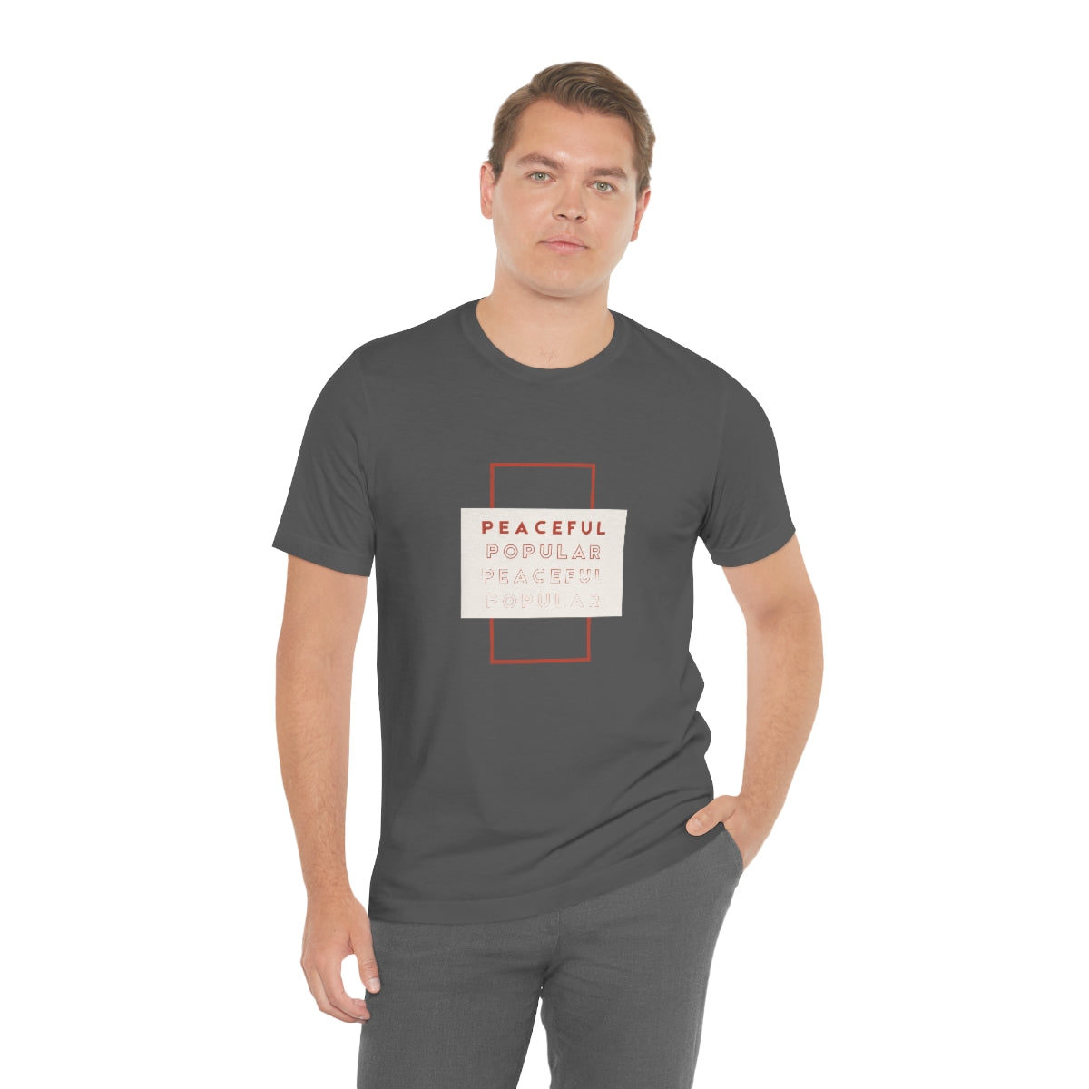Peaceful/Popular Jersey Short Sleeve Tee