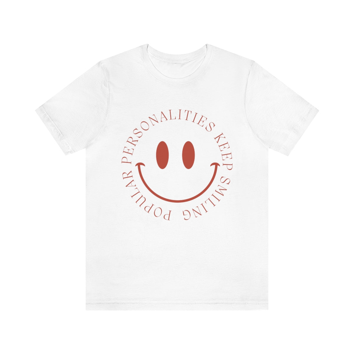 Keep Smiling Jersey Short Sleeve Tee