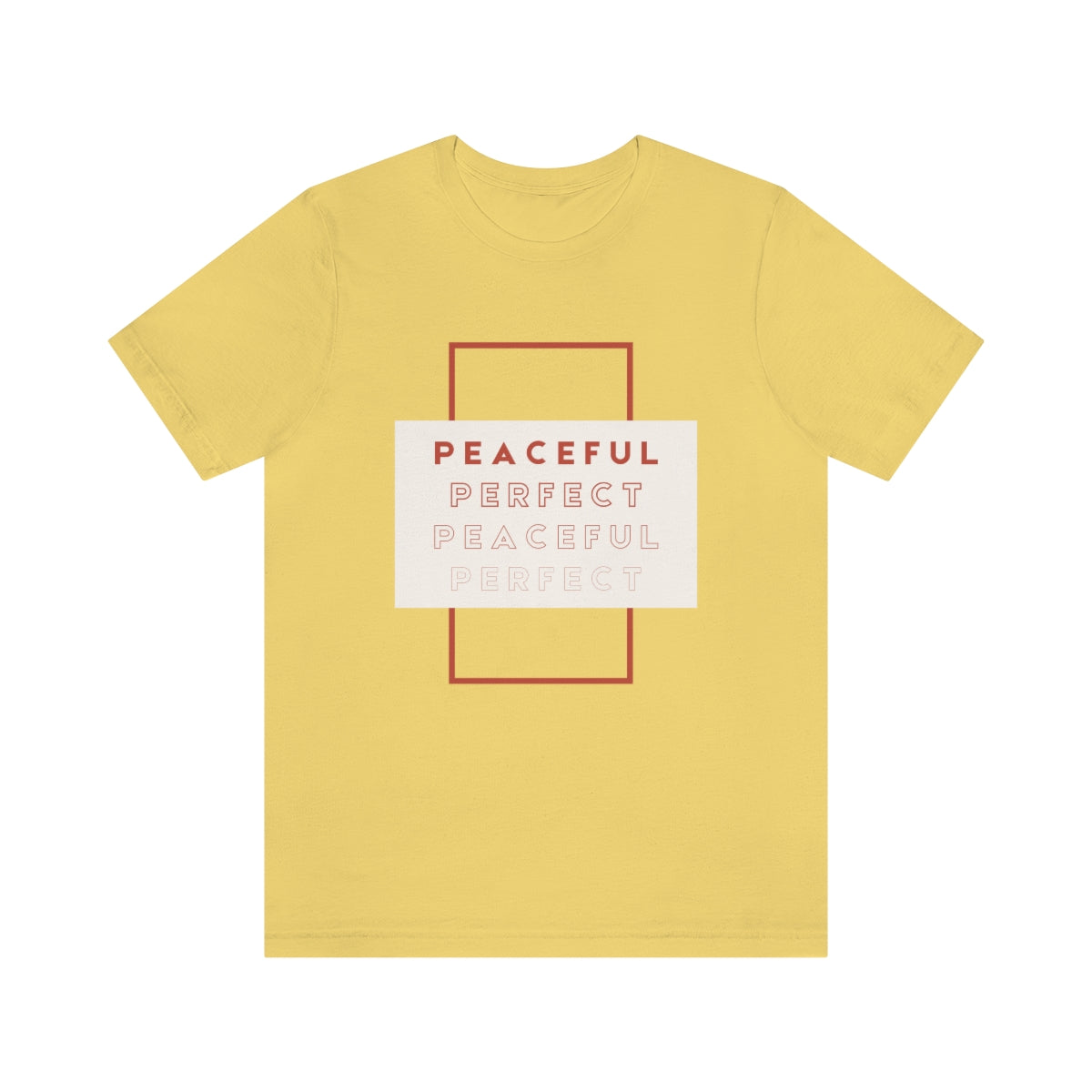 Peaceful/Perfect Jersey Short Sleeve Tee