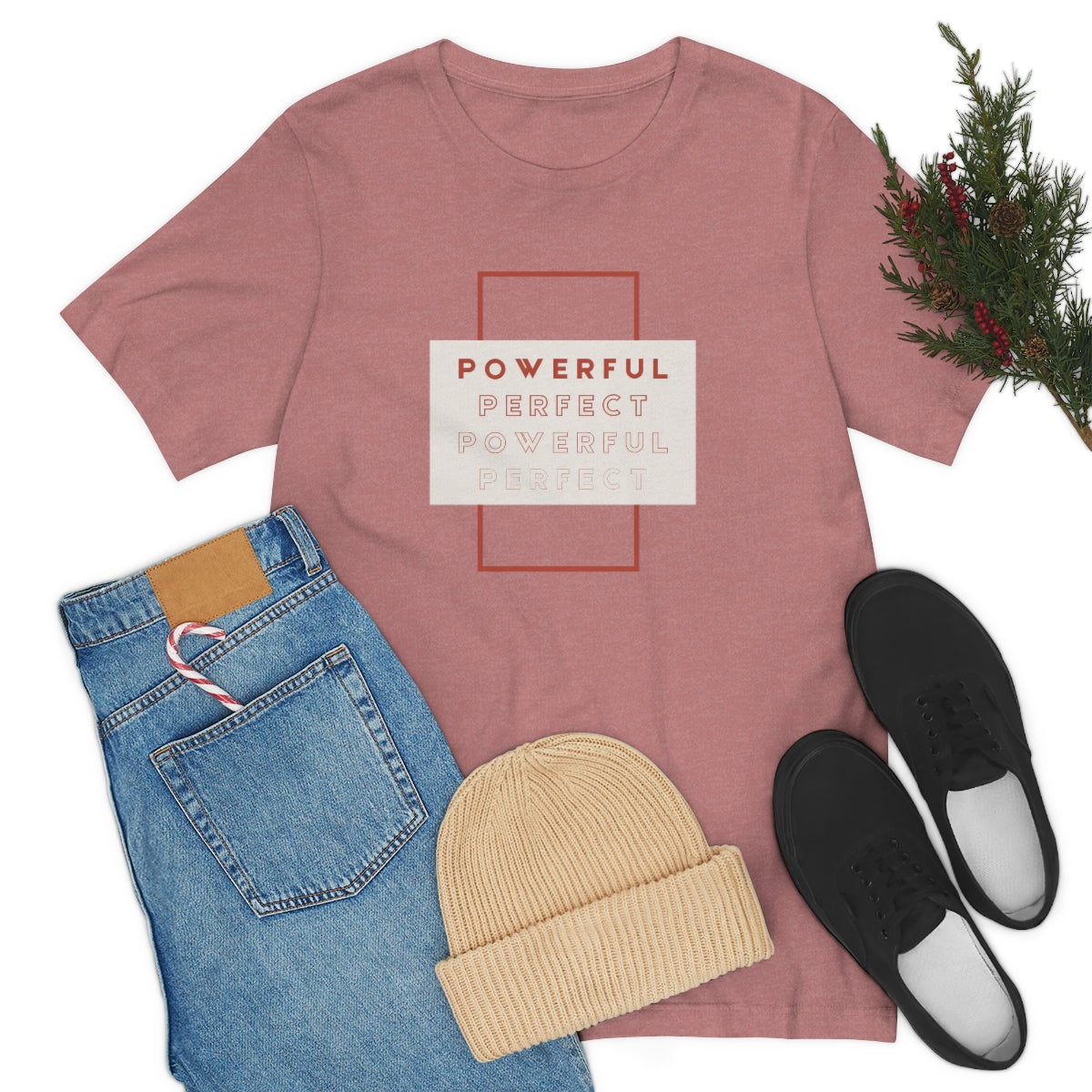 Powerful/Perfect Jersey Short Sleeve Tee