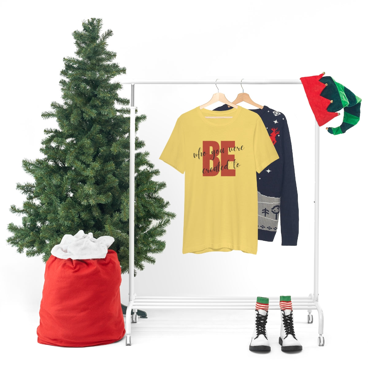 Be Who You Were Created To Be Jersey Short Sleeve Tee
