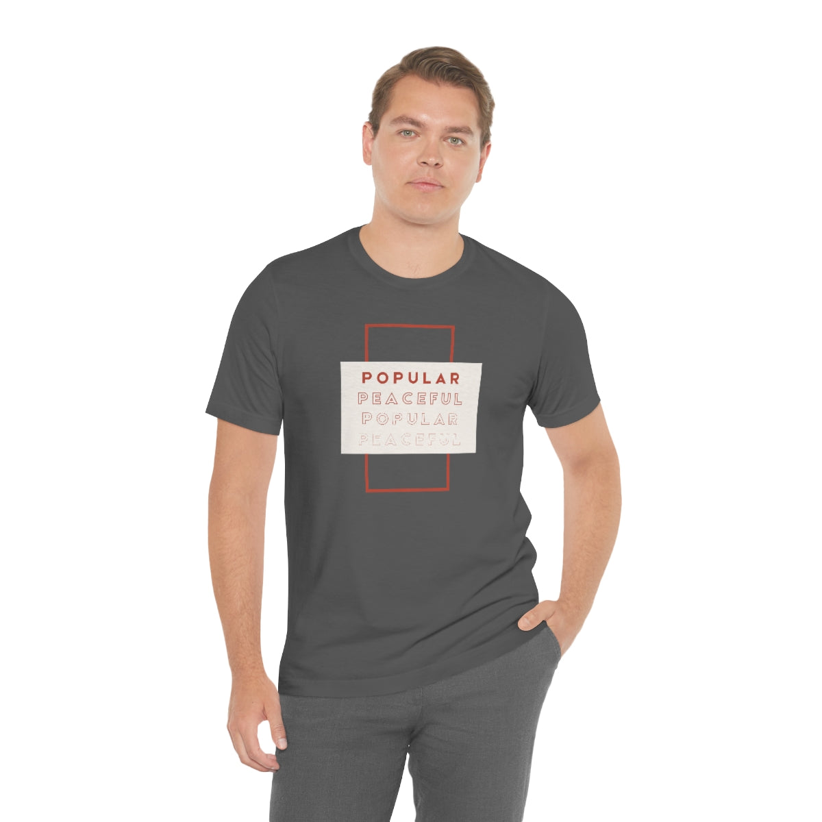 Popular/Peaceful Jersey Short Sleeve Tee
