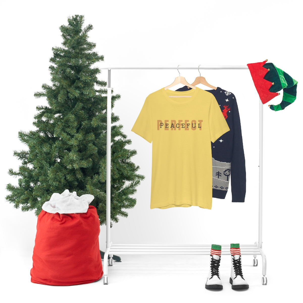 Perfect/Peaceful Logo Jersey Short Sleeve Tee