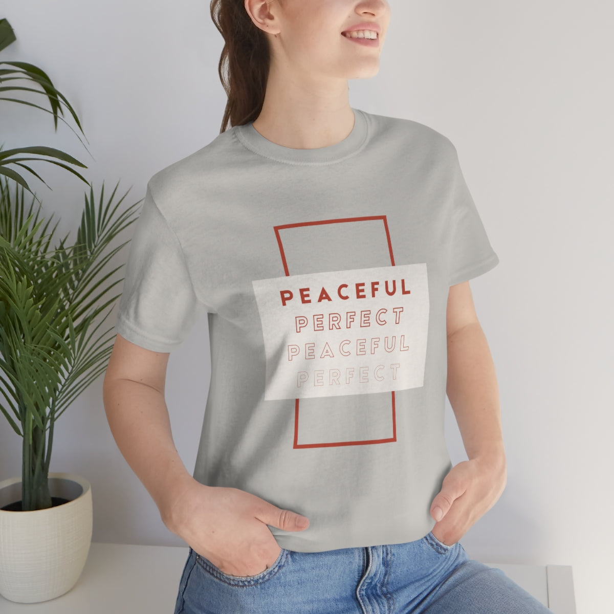Peaceful/Perfect Jersey Short Sleeve Tee