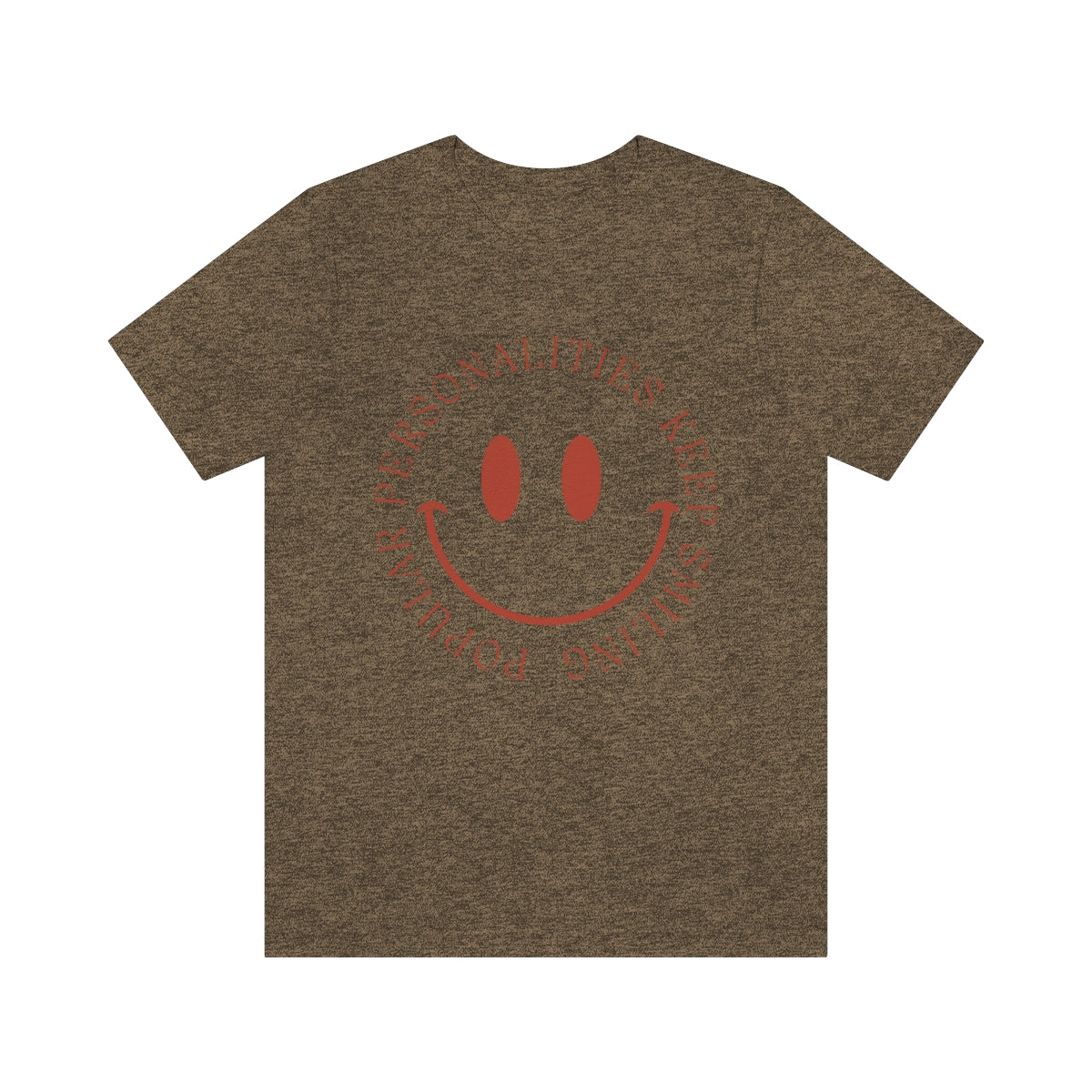 Keep Smiling Jersey Short Sleeve Tee