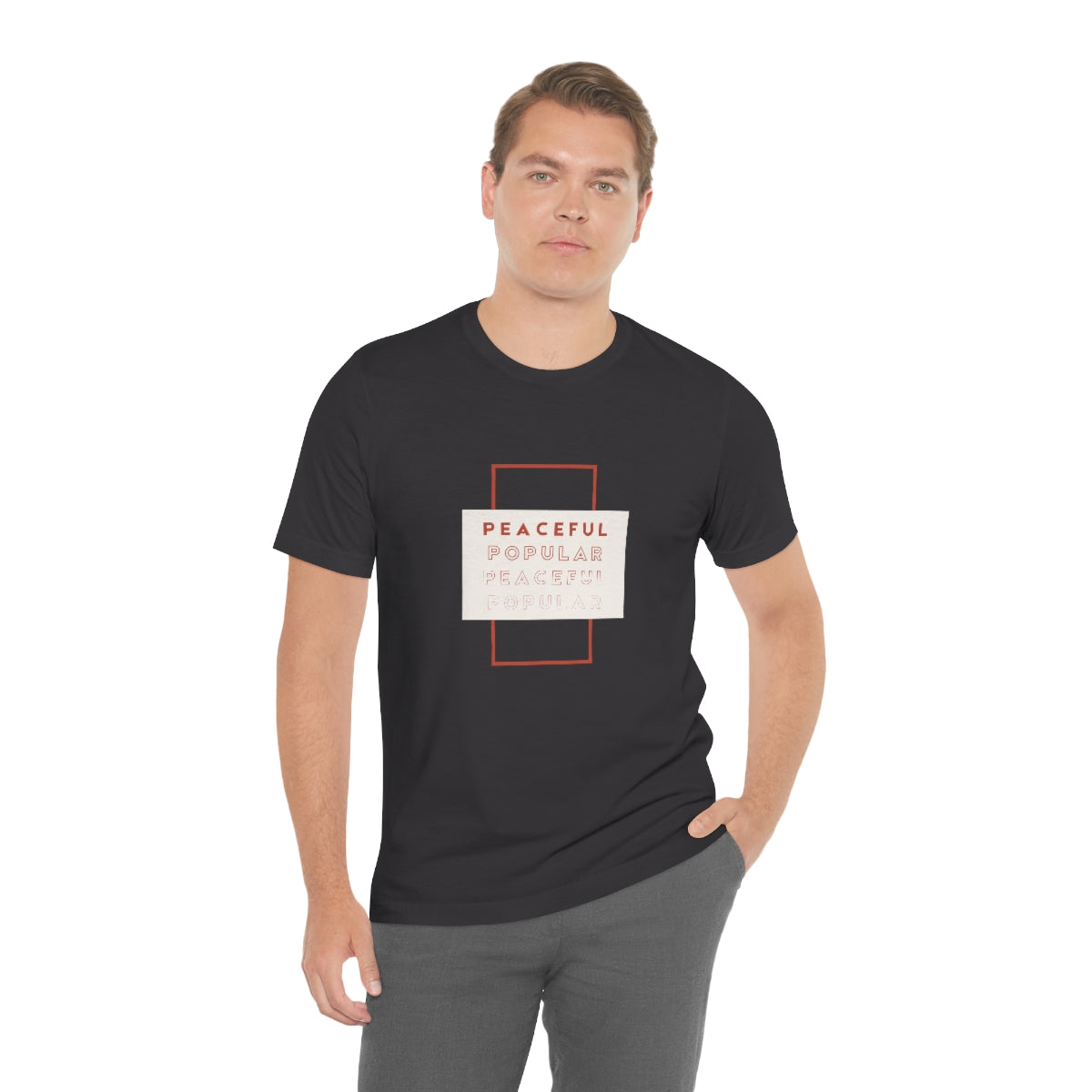 Peaceful/Popular Jersey Short Sleeve Tee