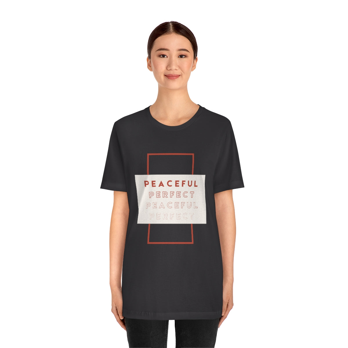 Peaceful/Perfect Jersey Short Sleeve Tee
