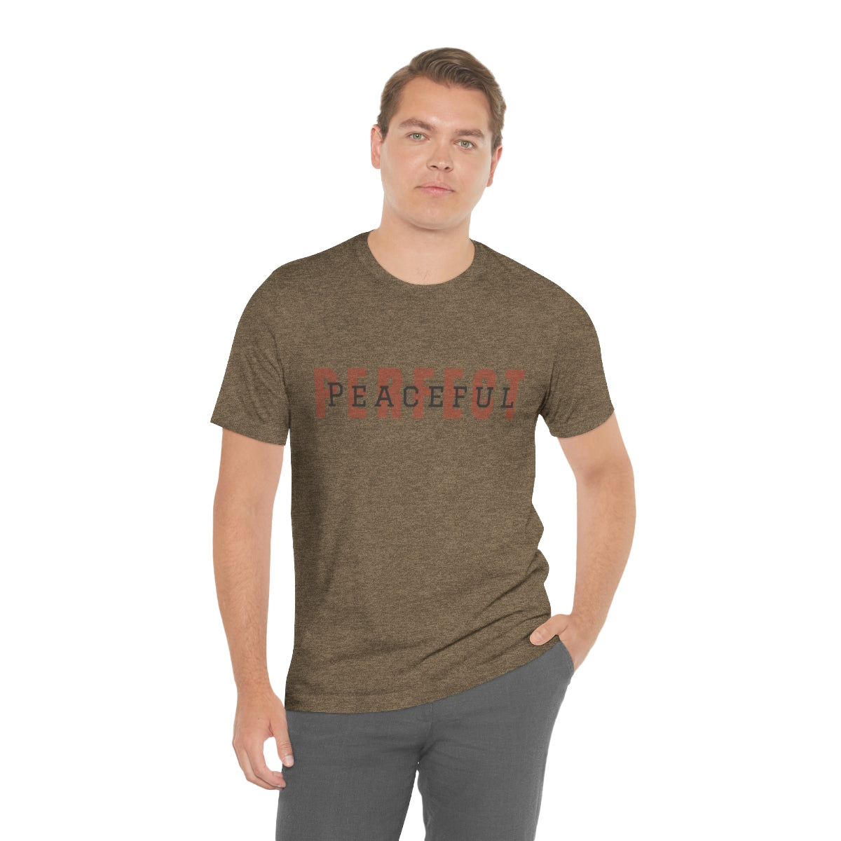 Perfect/Peaceful Logo Jersey Short Sleeve Tee