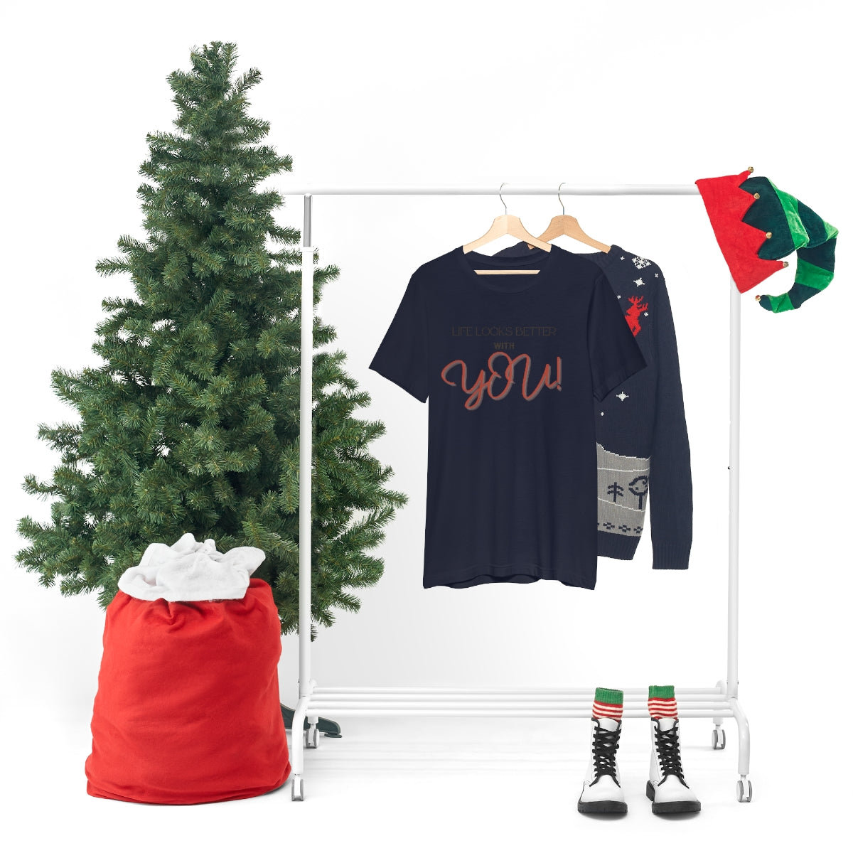 Life Looks Better With You Jersey Short Sleeve Tee