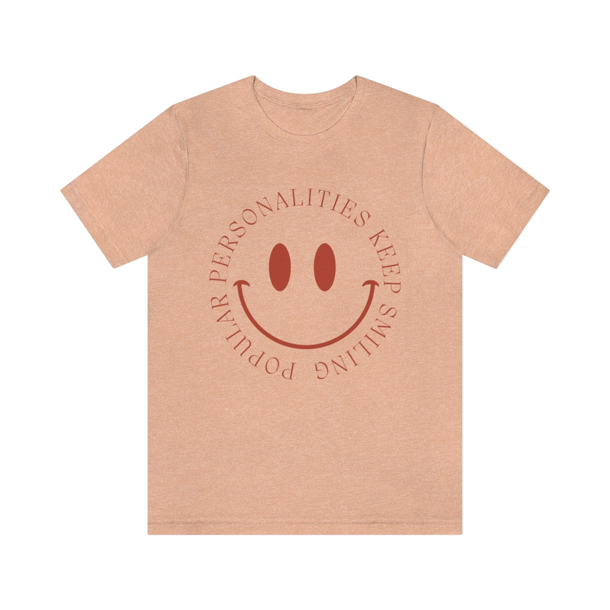 Keep Smiling Jersey Short Sleeve Tee
