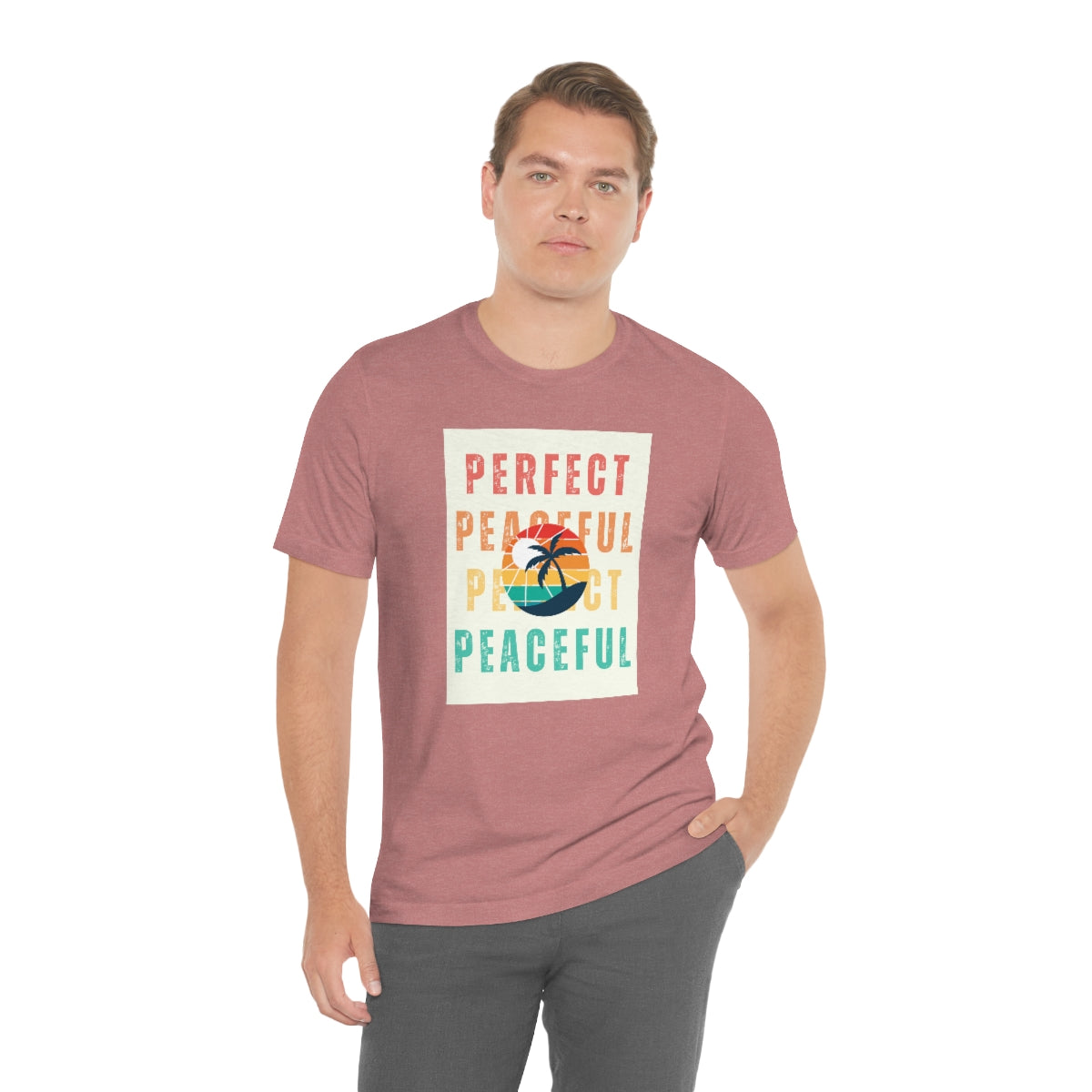Perfect/Peaceful Unisex Jersey Short Sleeve Tee