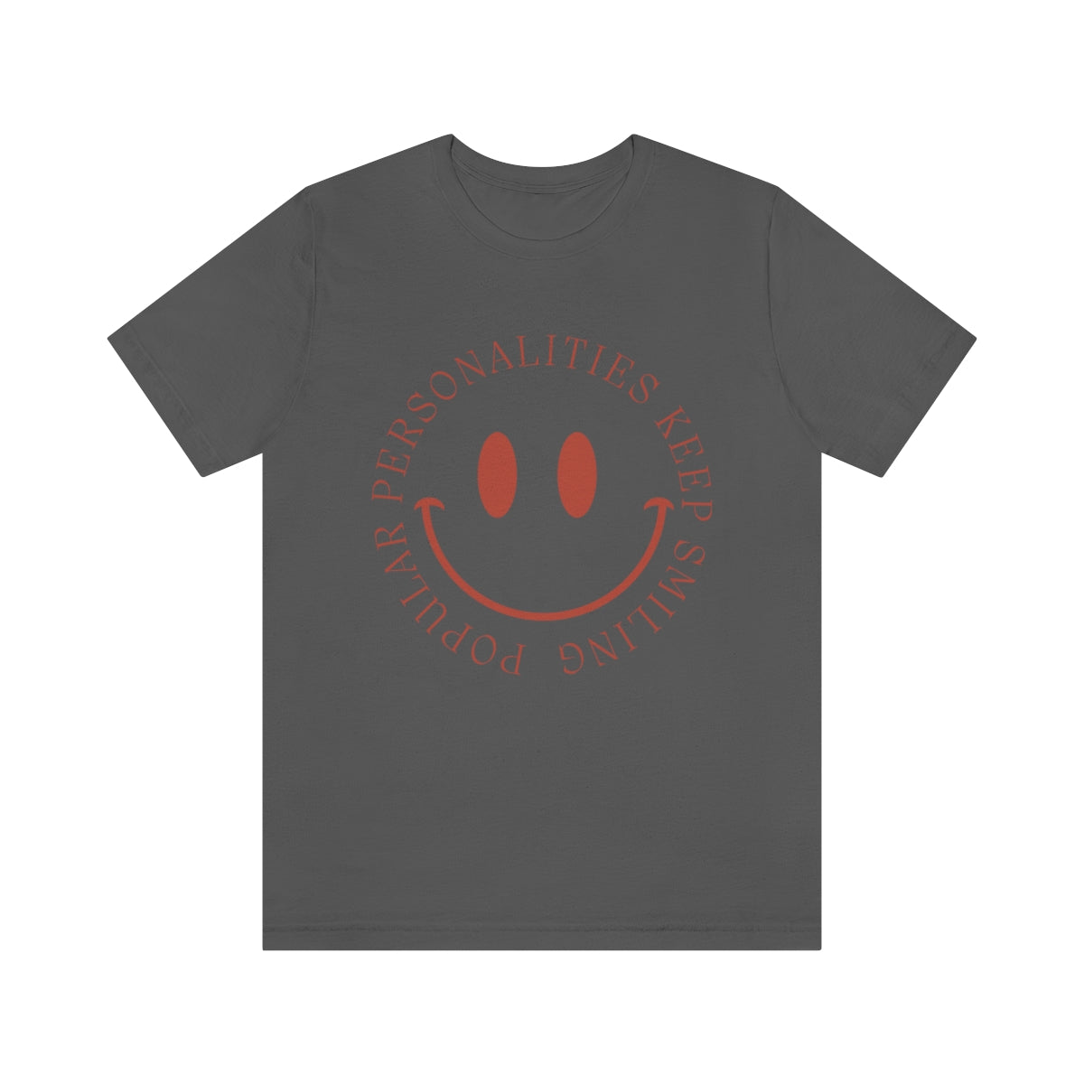 Keep Smiling Jersey Short Sleeve Tee