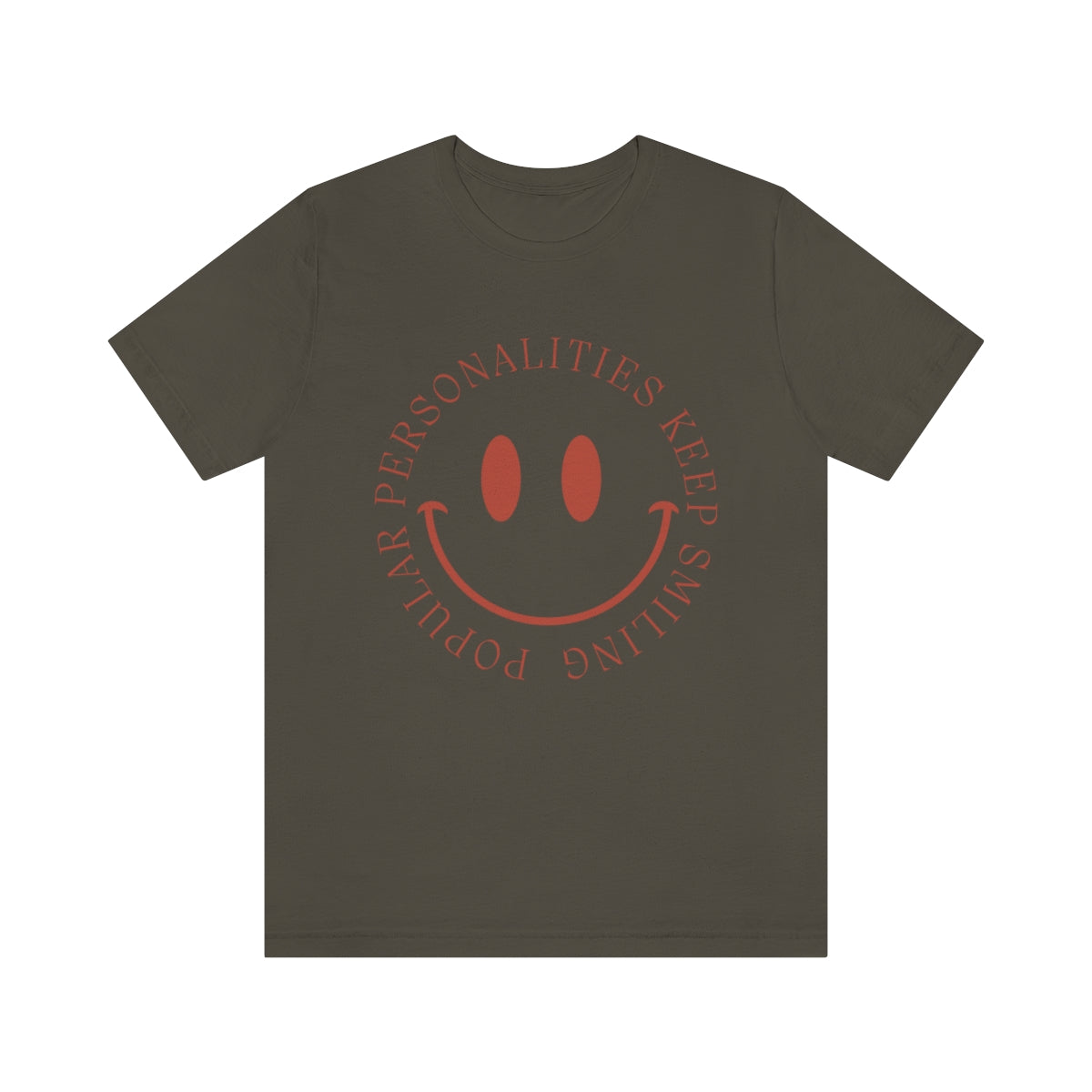Keep Smiling Jersey Short Sleeve Tee