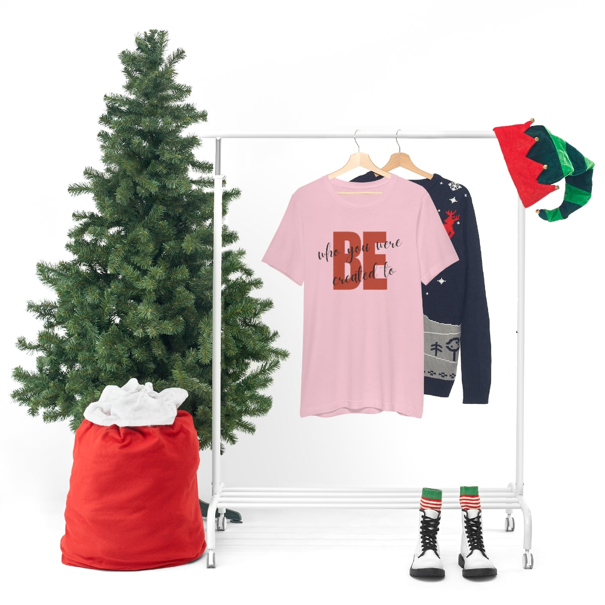 Be Who You Were Created To Be Jersey Short Sleeve Tee