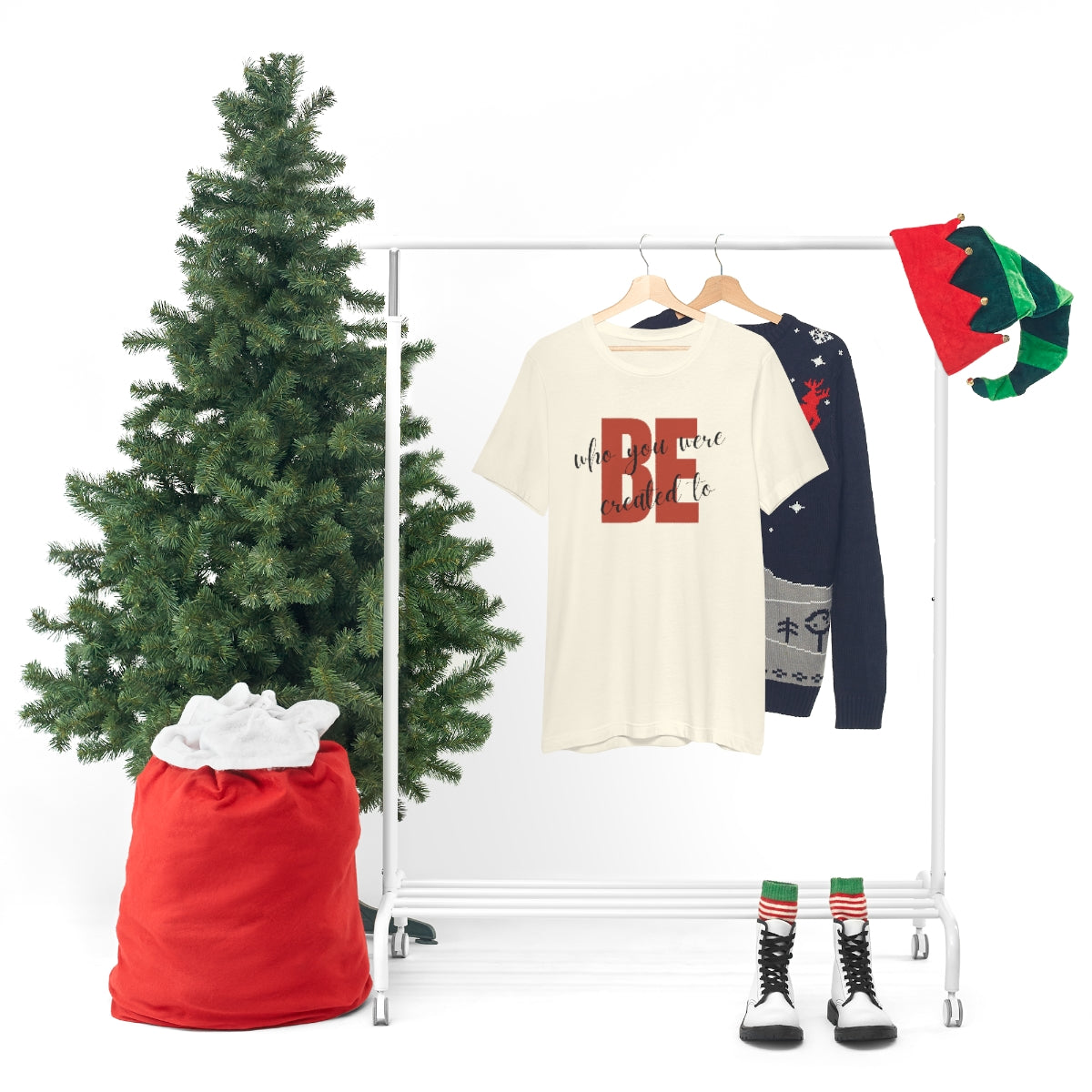 Be Who You Were Created To Be Jersey Short Sleeve Tee