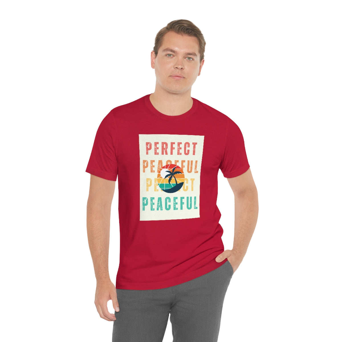 Perfect/Peaceful Unisex Jersey Short Sleeve Tee
