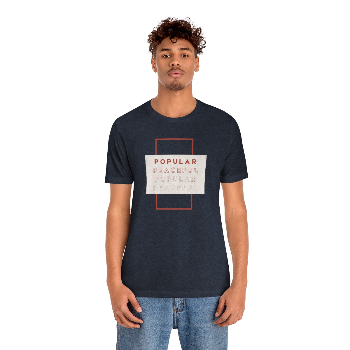 Popular/Peaceful Jersey Short Sleeve Tee