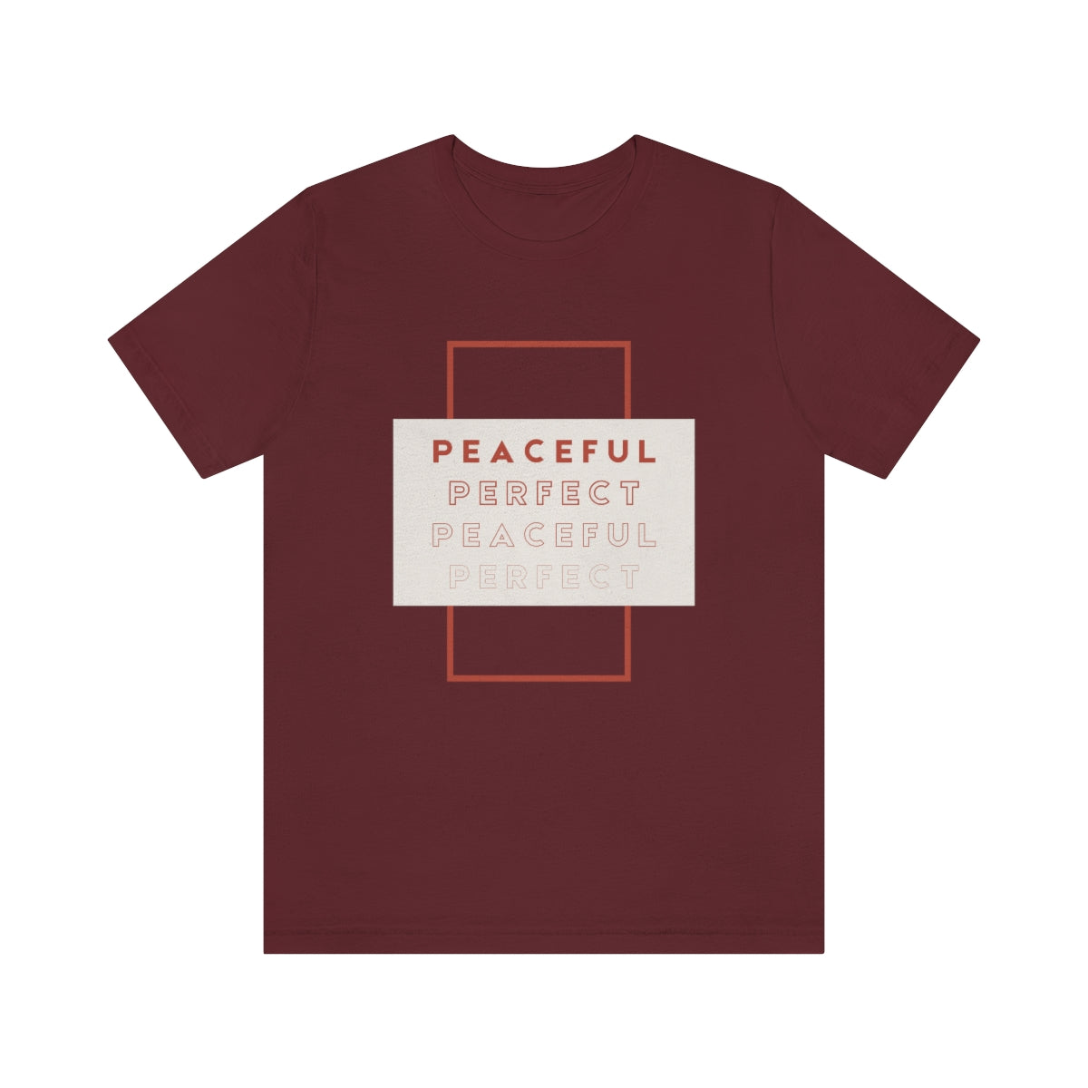 Peaceful/Perfect Jersey Short Sleeve Tee