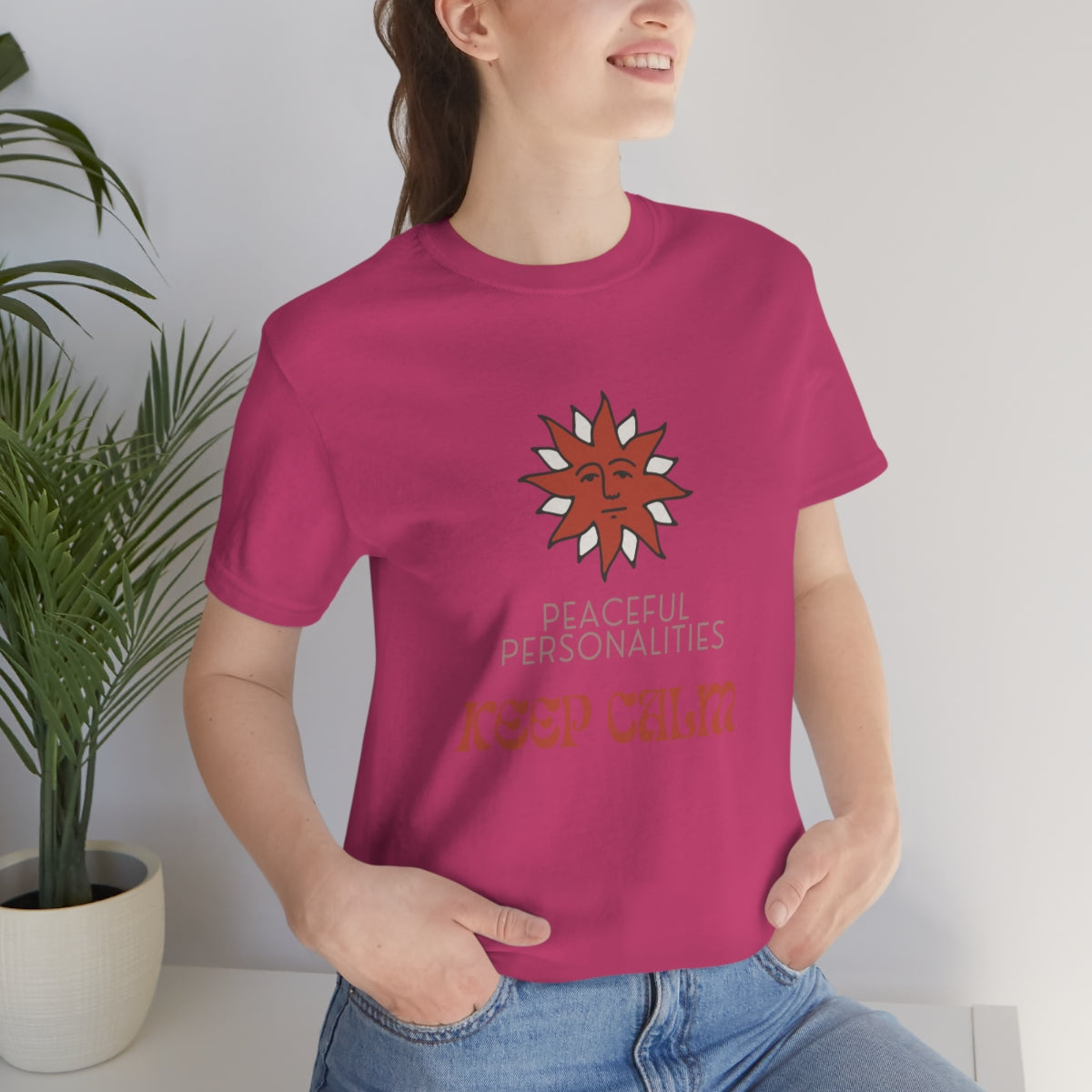 Keep Calm Jersey Short Sleeve Tee